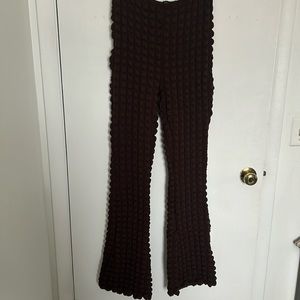 Bubble Flare Leg Pants